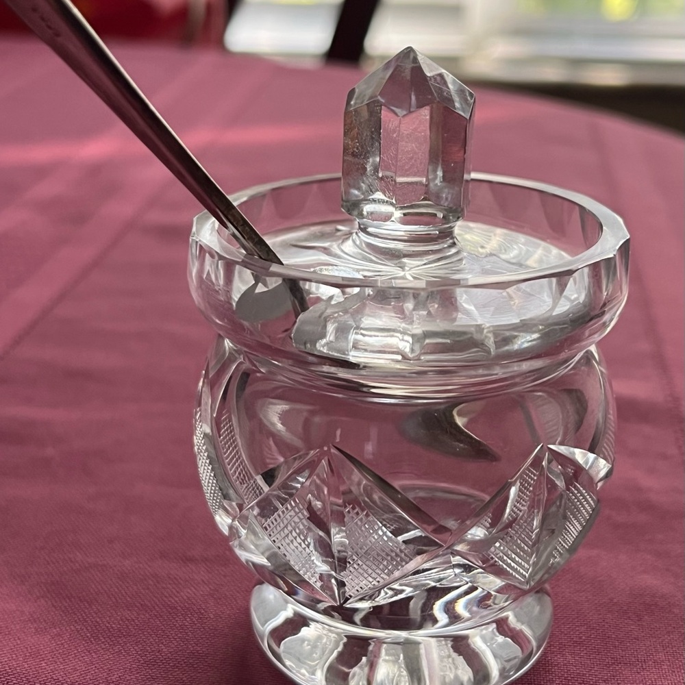 Antique Waterford Crystal Bowl with Lid